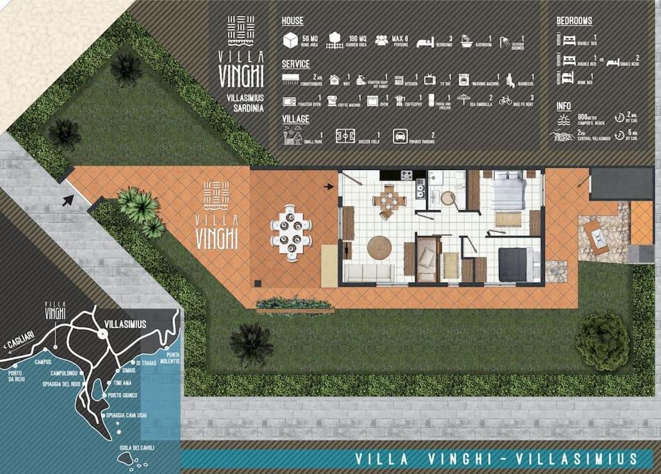 Villa Vinghi - Villasimius Exterior foto